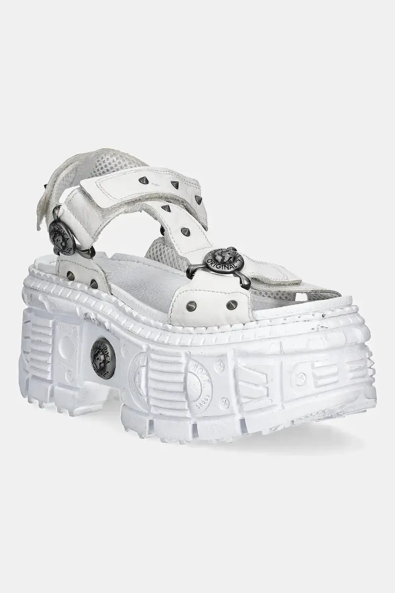 sandali in pelle NAPA BLANCA donna colore bianco M-BIOS120-C8