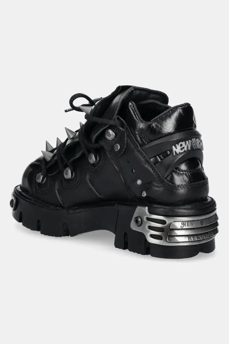 scarpe colore nero M-110-S1 miniatura 3