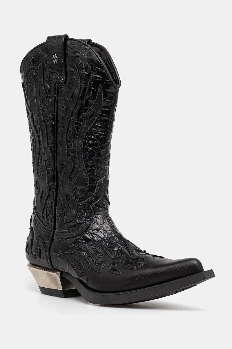 scarpe da cowboy Nomada Y Firence Negro, West Negro-Acero T.Acero donna colore nero M-7921-S1