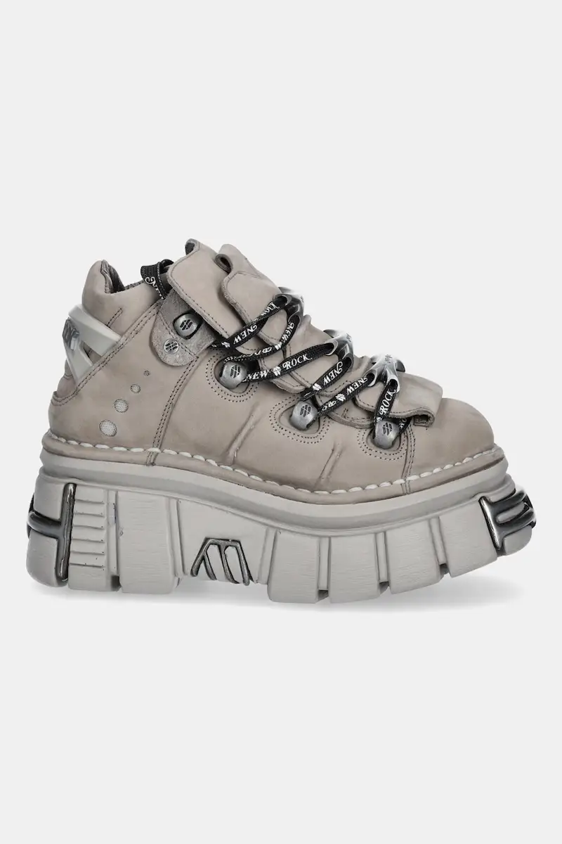 New Rock Scarpe da ginnastica Donna Grigio 2886298 miniatura 2