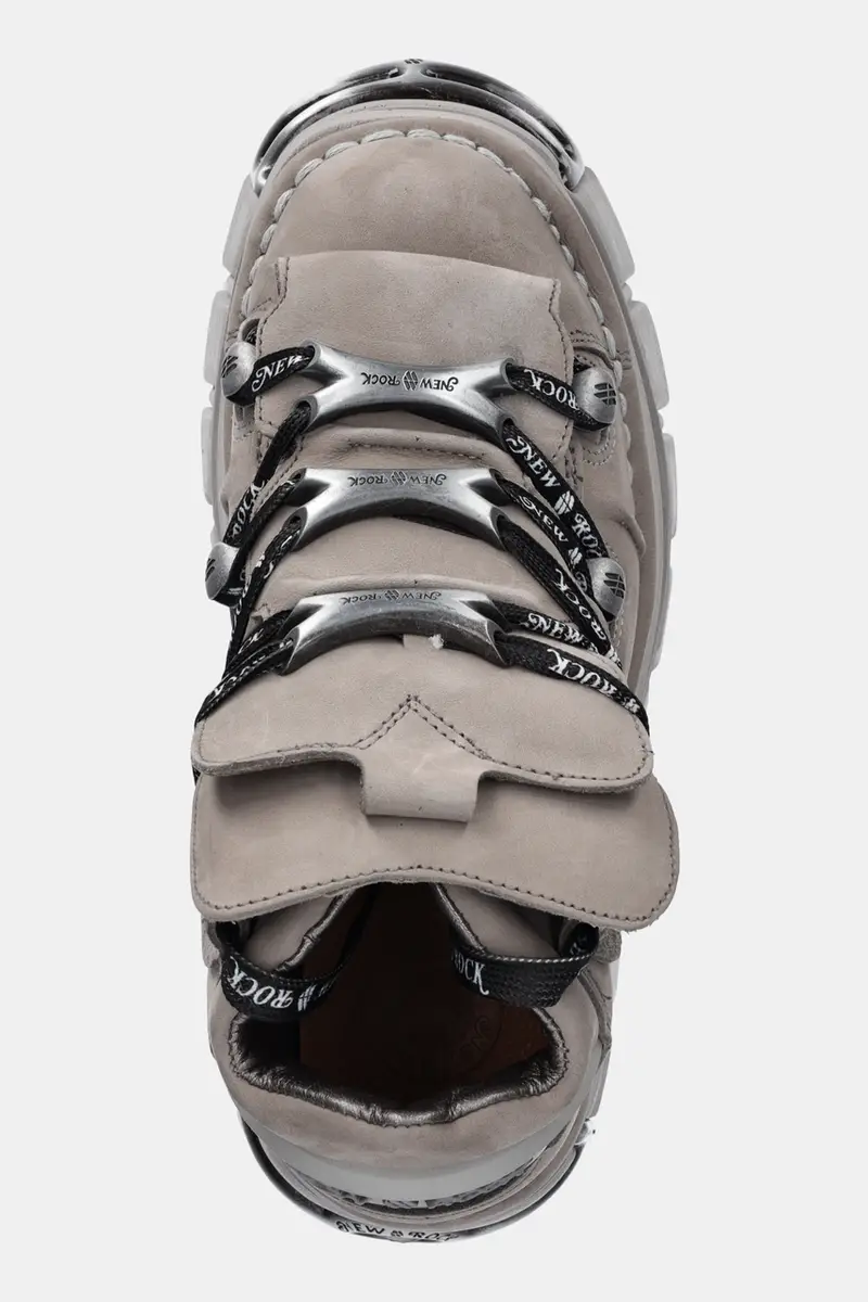 New Rock Scarpe da ginnastica Donna Grigio 2886298 miniatura 4