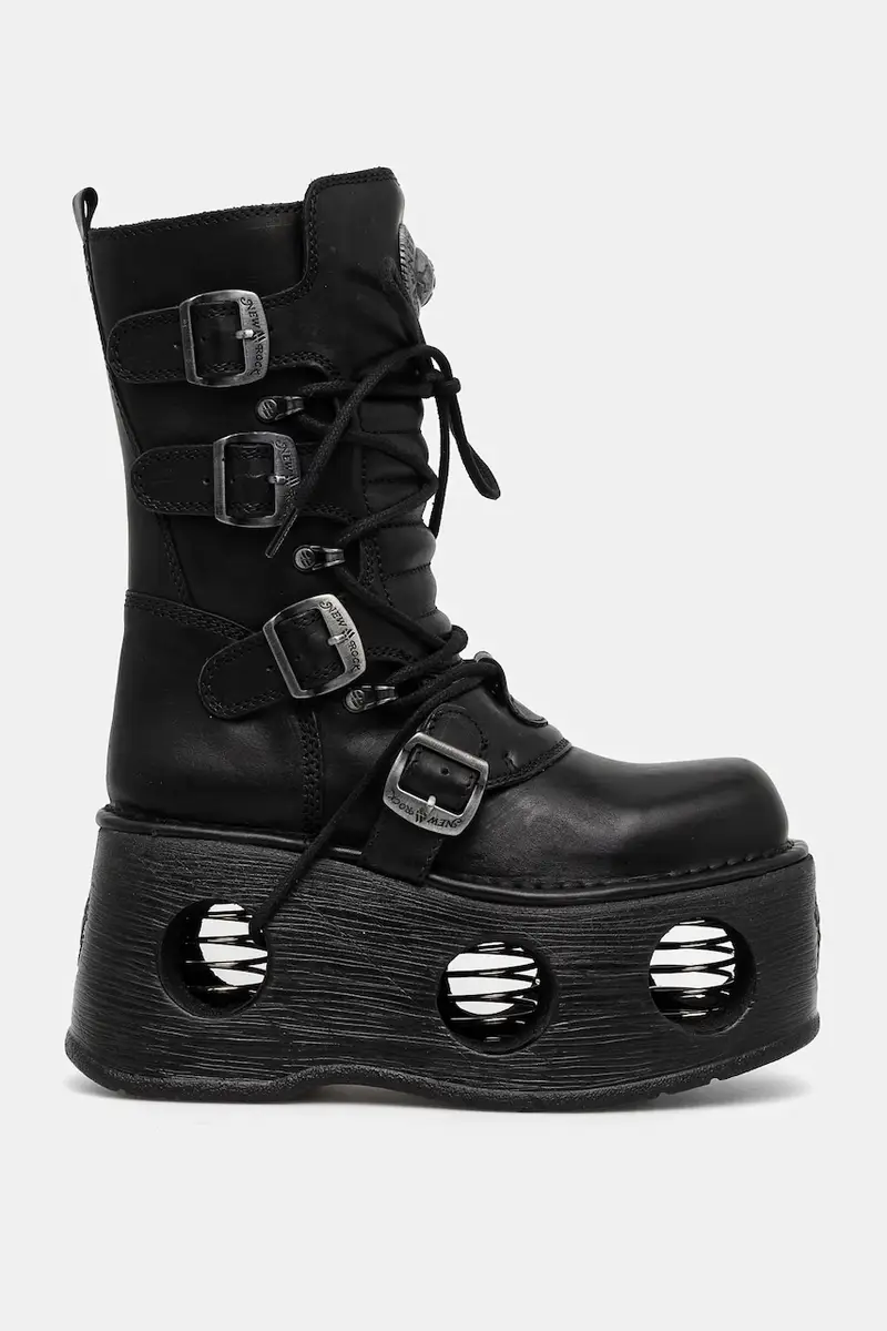 scarpe in pelle ITALI Y NOMADA NEGRO + SPACE MUELLES donna colore nero M-373-S2