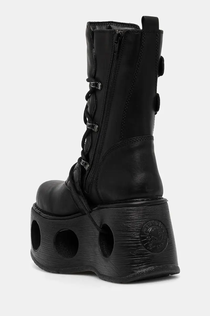 scarpe in pelle ITALI Y NOMADA NEGRO + SPACE MUELLES donna colore nero M-373-S2 miniatura 3