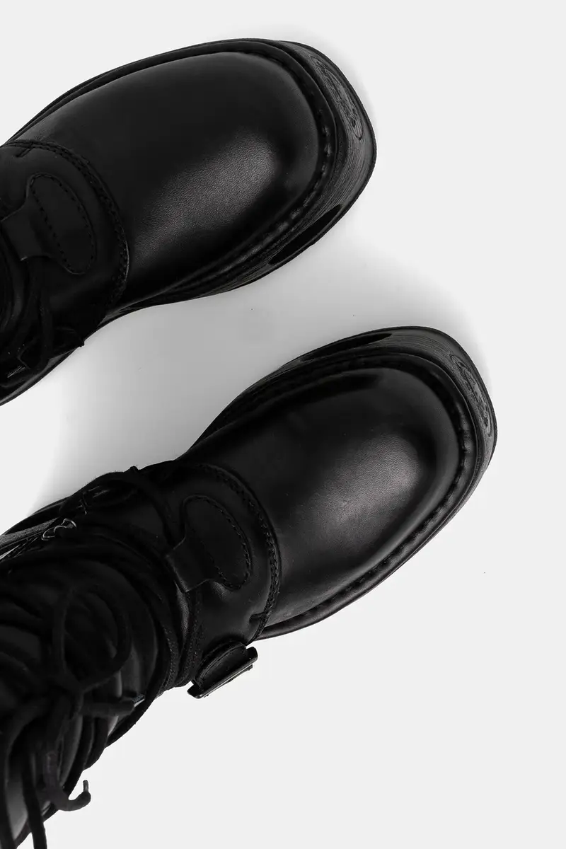 scarpe in pelle ITALI Y NOMADA NEGRO + SPACE MUELLES donna colore nero M-373-S2 miniatura 5