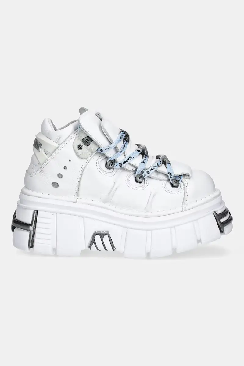 sneakers in pelle Bianco miniatura 2