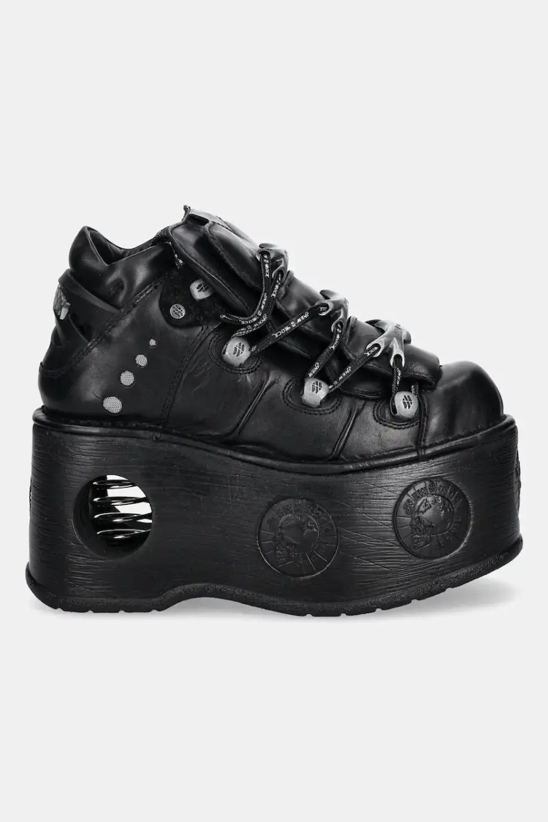 sneakers in pelle ITALI NEGRO, NOMADA NEGRO, NEPTUNO / SPACE donna colore nero M-106-C174 miniatura 2