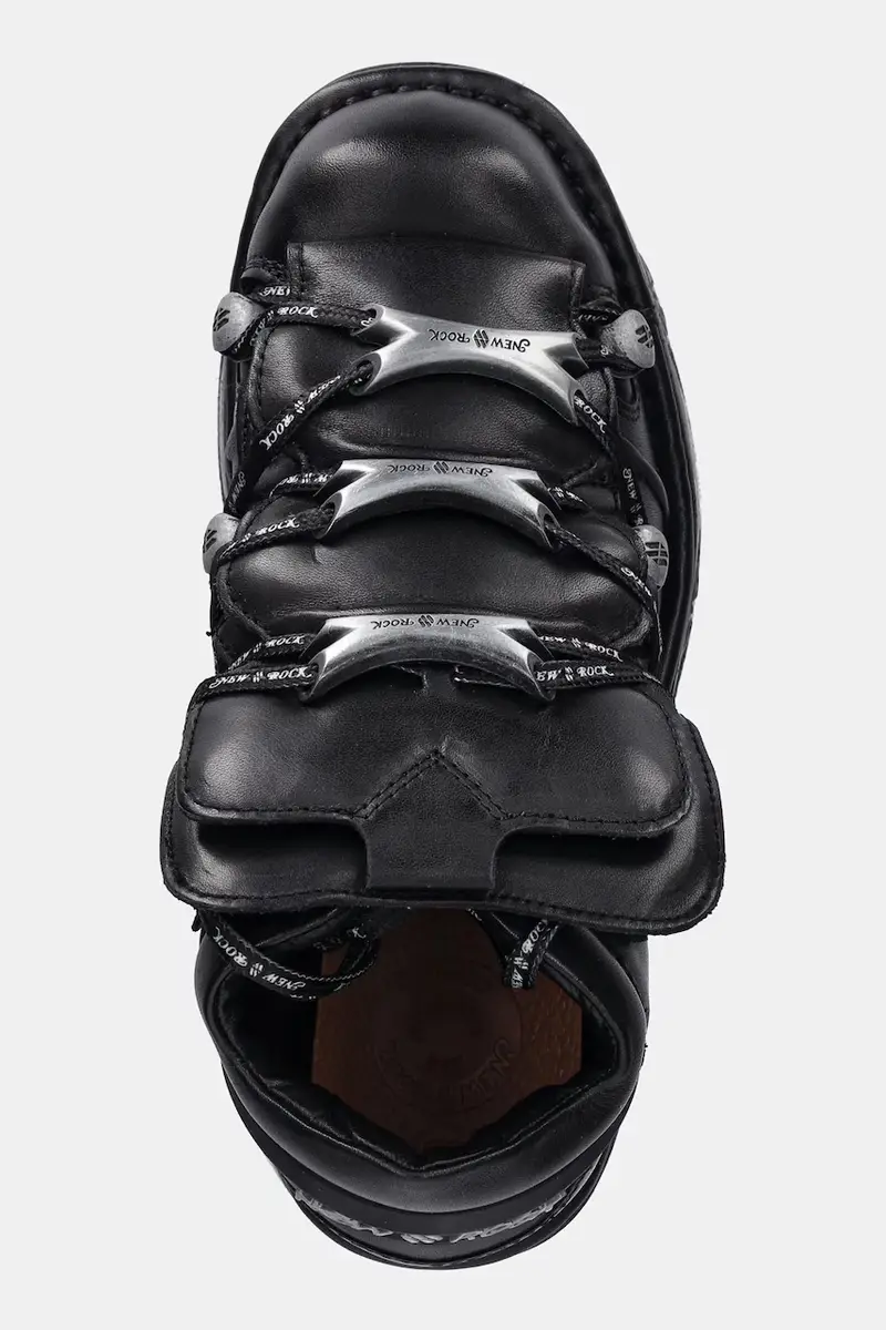 sneakers in pelle ITALI NEGRO, NOMADA NEGRO, NEPTUNO / SPACE donna colore nero M-106-C174 miniatura 4