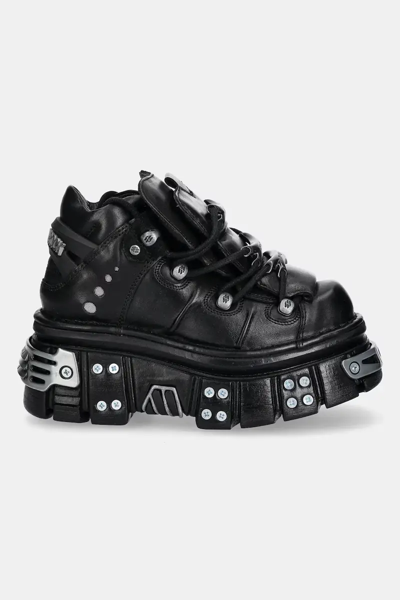sneakers in pelle ITALI NEGRO+ NOMADA NEGRO+ TOWER NEGRO E14 Nero miniatura 2
