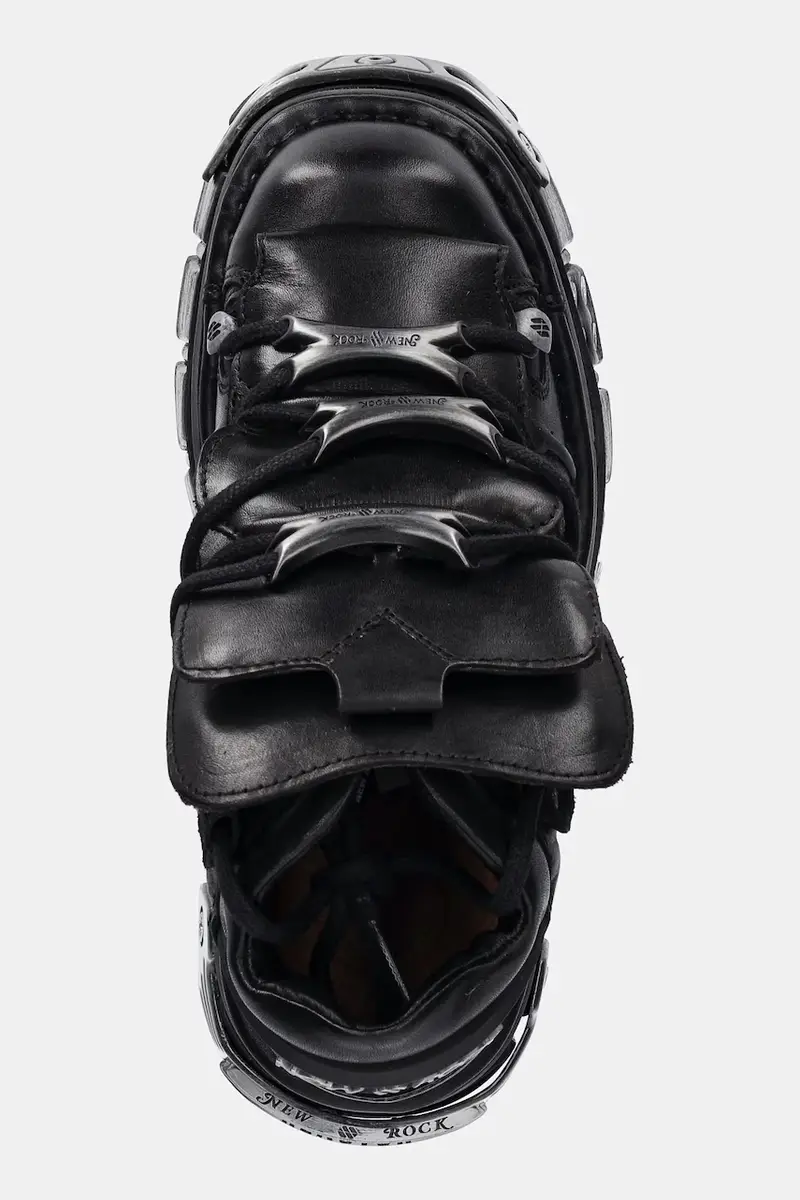 sneakers in pelle ITALI NEGRO+ NOMADA NEGRO+ TOWER NEGRO E14 Nero miniatura 4