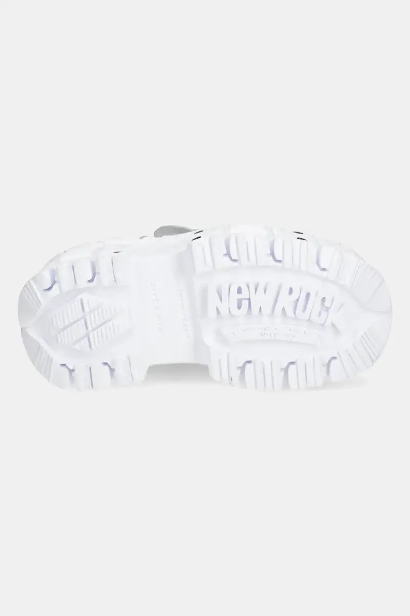 sneakers in pelle NAPA BLANCA + IMPERFECT TANK BLANCO TORNILLOS colore bianco M-TANK106-C1 miniatura 5