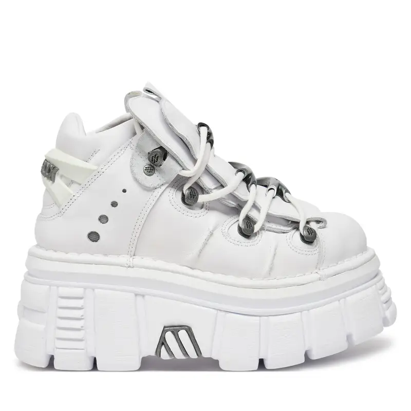 Sneakers NEW ROCK M-106-S53 Bianco