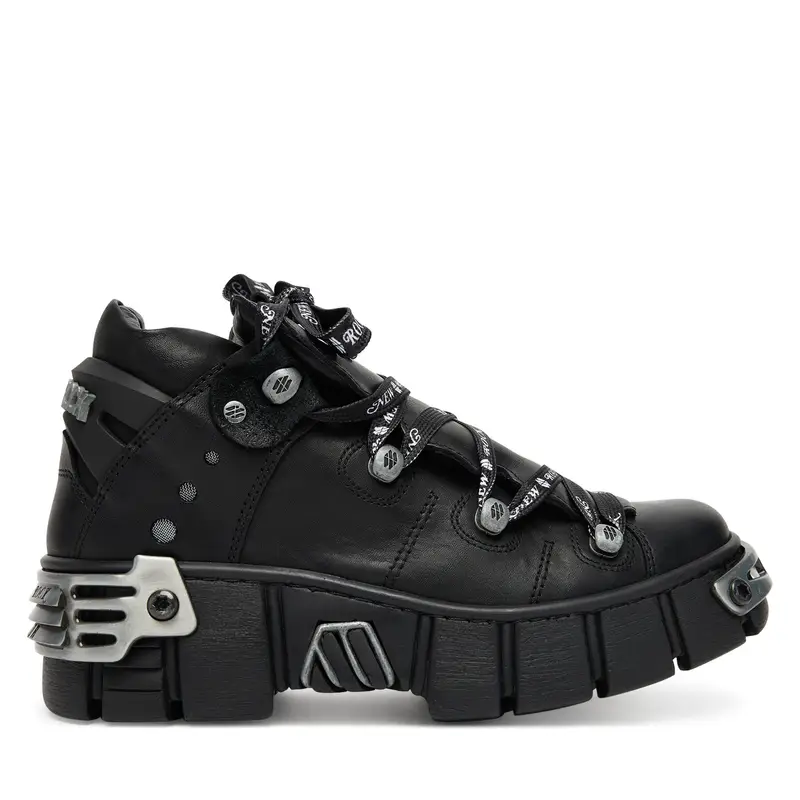 Sneakers NEW ROCK M-WALL106NSHLACE-C2 Nero