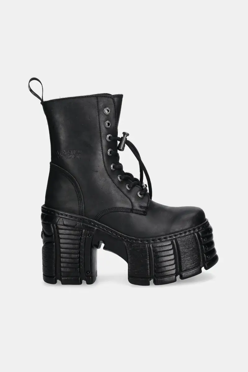 stivaletti alla caviglia in pelle CRUST NEGRO, TOWER MAX donna colore nero M-TM001-C2 miniatura 2