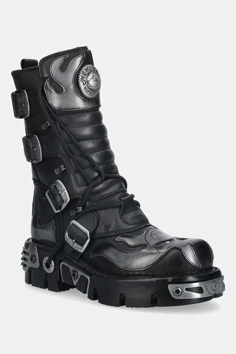 stivaletti alla caviglia in pelle donna colore nero M.107.S2