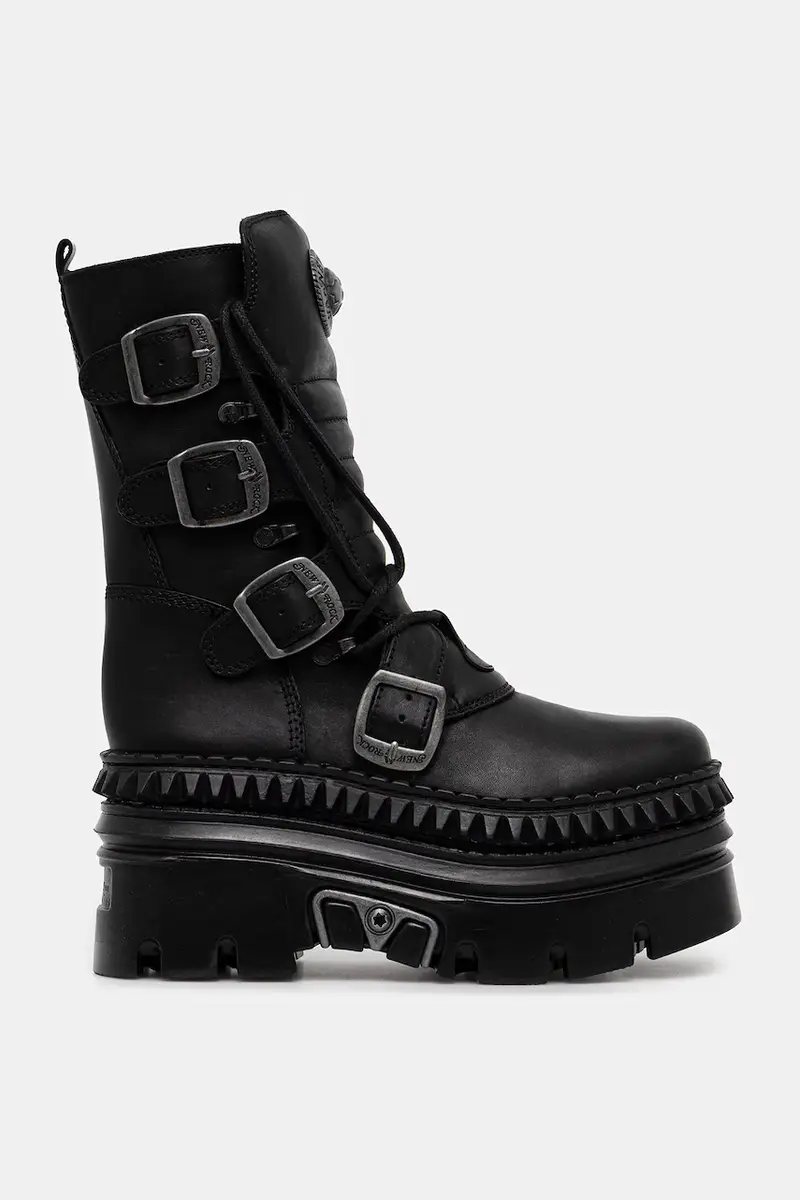 stivaletti alla caviglia in pelle donna colore nero M-WALL373-S15 miniatura 2