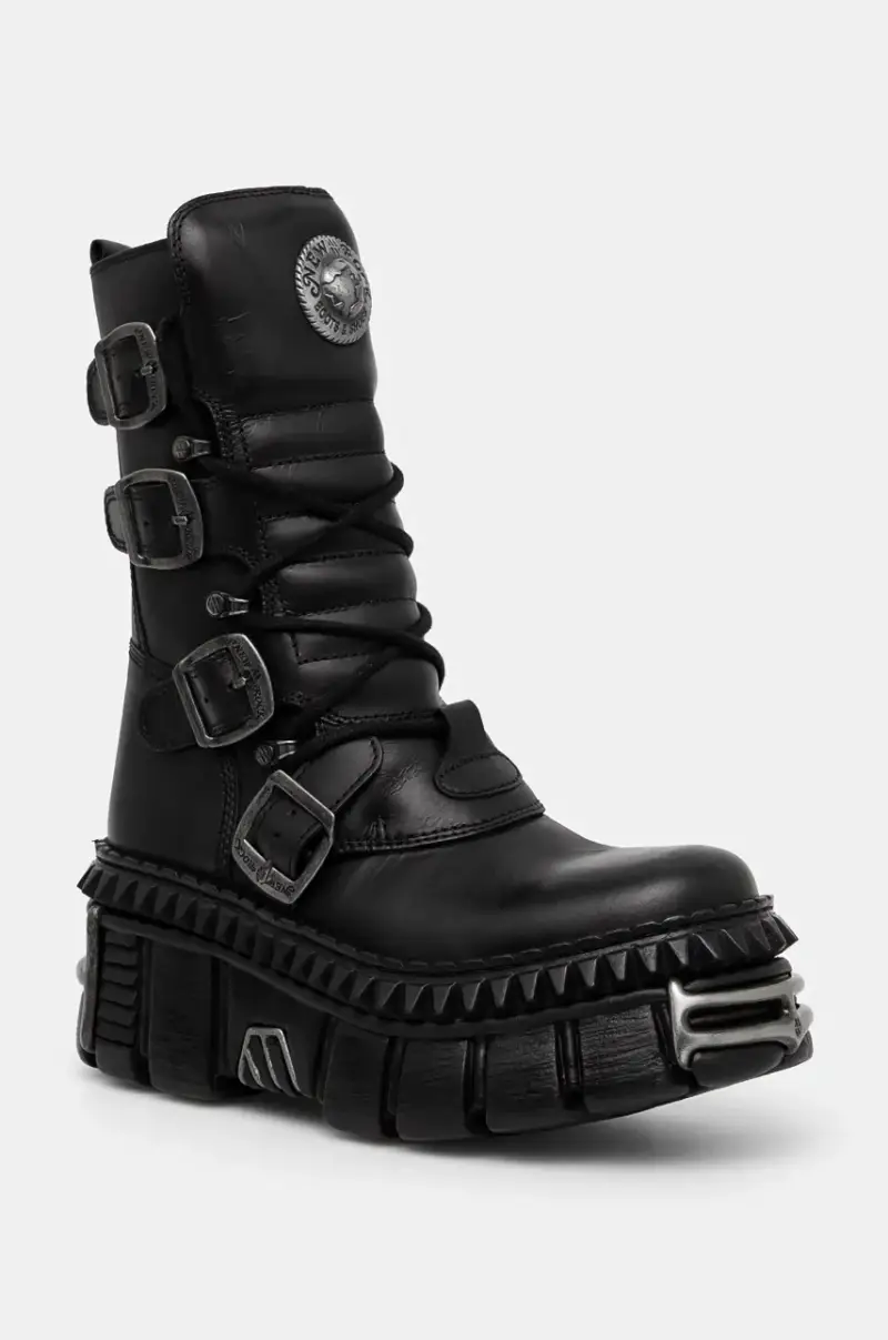 stivaletti alla caviglia in pelle ITALI NEGRO NOMADA + TOWER CASCO + ACERO PICOS donna colore nero M-WALL373-S10