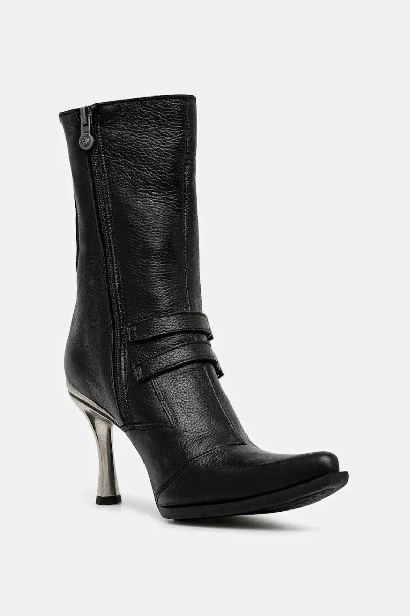 stivaletti alla caviglia in pelle LUXOR NEGRO, MALICIA 2 GOMA NEGRA TACON CARI Nero