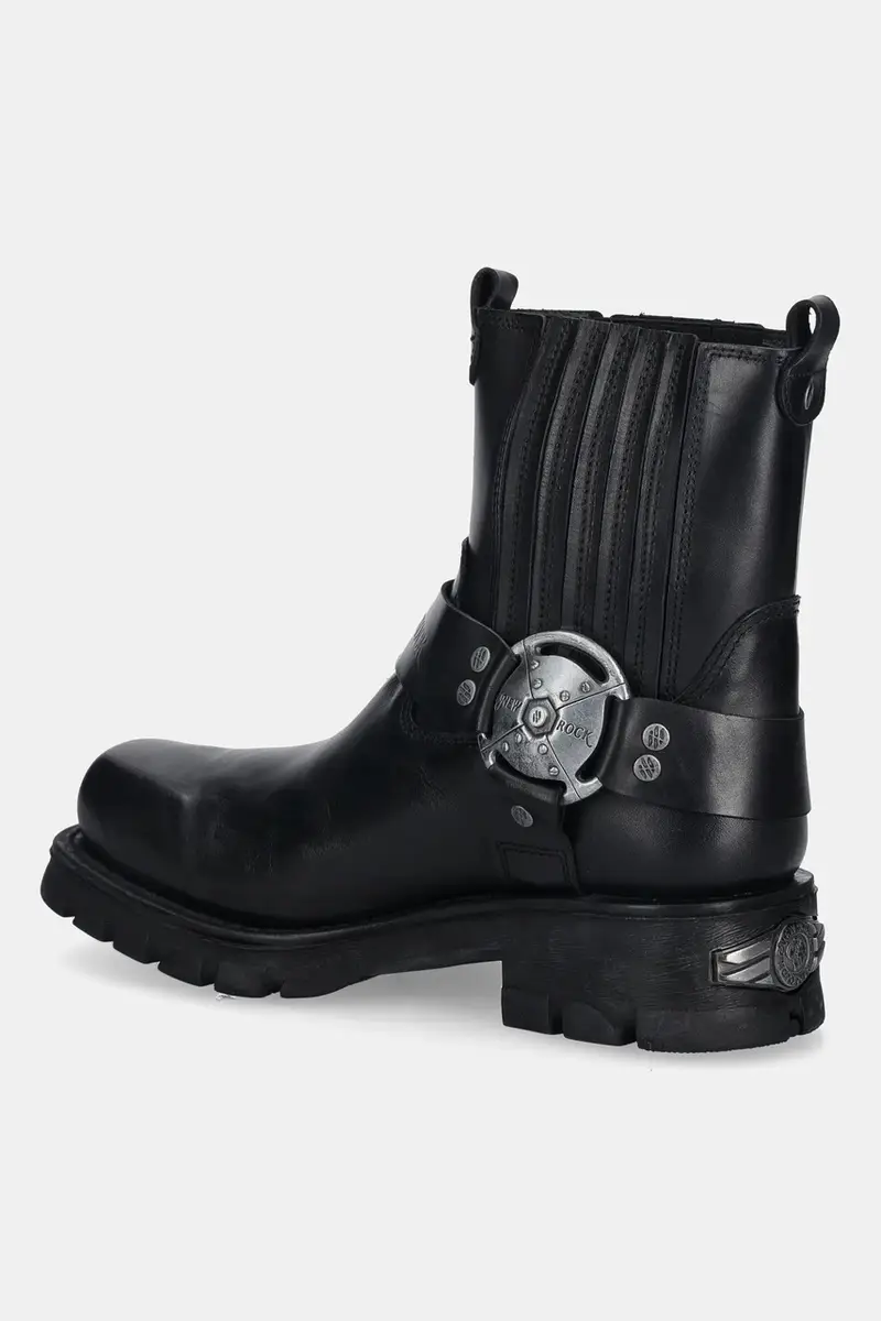 New Rock Stivaletti Chelsea Donna Nero 3395642 miniatura 3