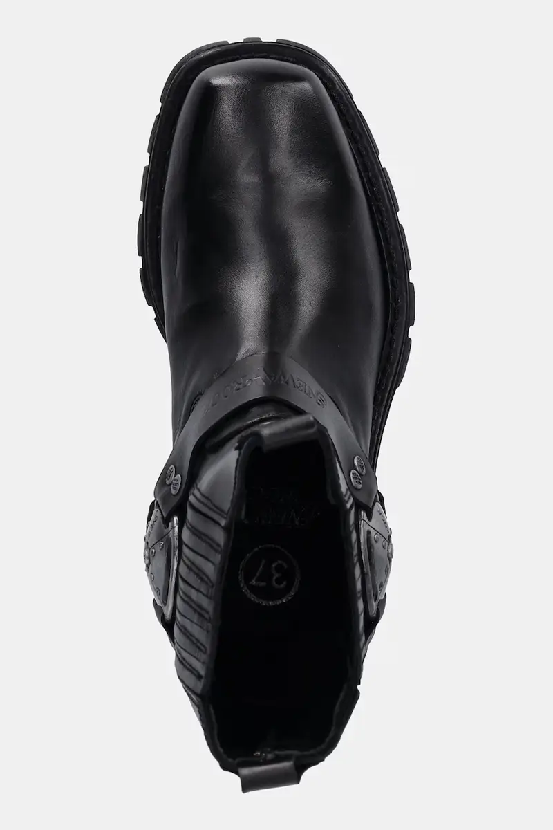 New Rock Stivaletti Chelsea Donna Nero 3395642 miniatura 4