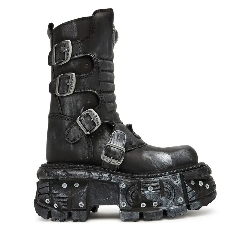 Stivaletti NEW ROCK M-373SC-C1 Grigio