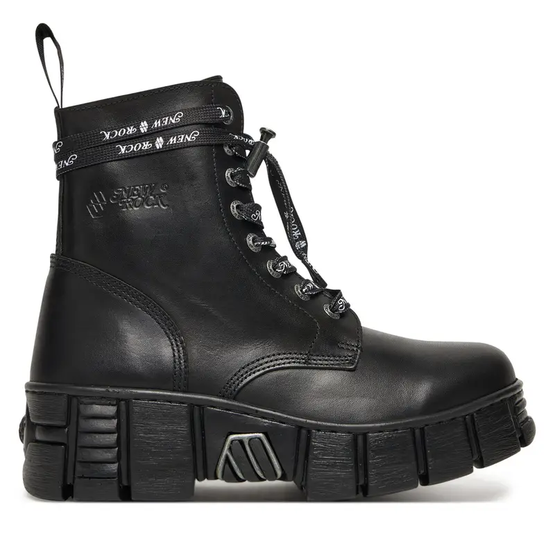Stivaletti NEW ROCK M-WALL084NP-C8 Nero