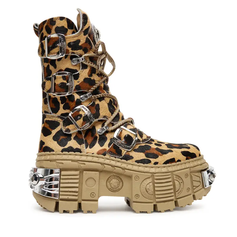 Stivaletti NEW ROCK M-WALL373 Beige