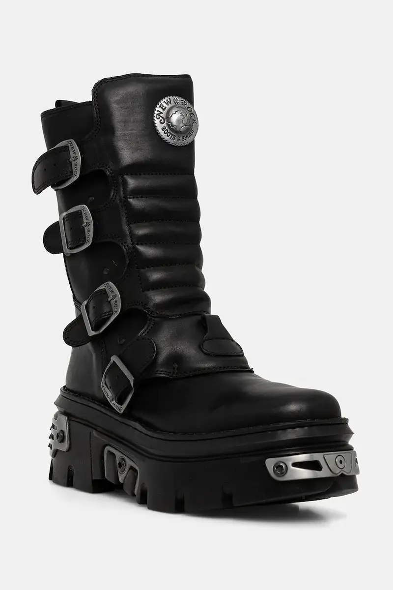 stivali da motociclista in pelle CRUST NEGRO REACTOR CASCO TOBERAS donna colore nero M-WALL373N-C1