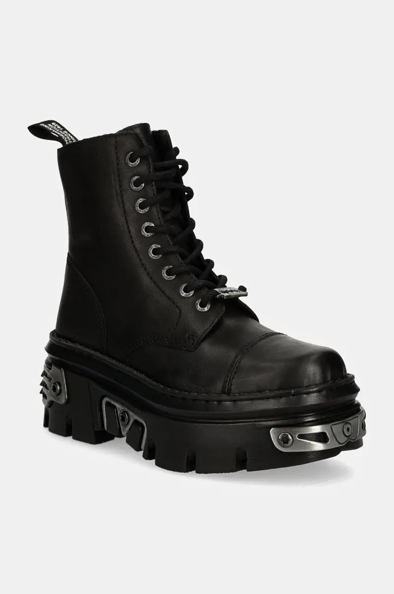 stivali da motociclista in pelle CRUST NEGRO + REACTOR NEGRO donna colore nero M-WALL083CCT-S12