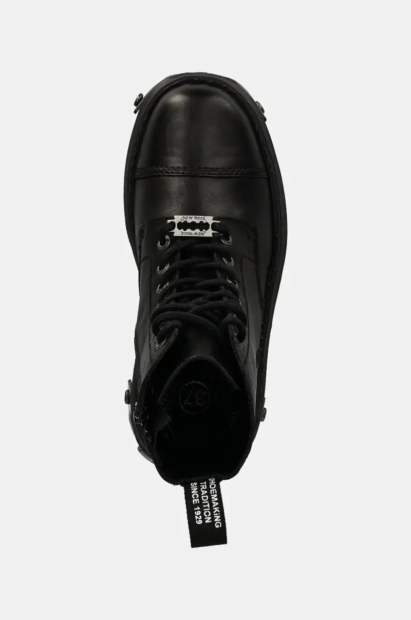 stivali da motociclista in pelle CRUST NEGRO + REACTOR NEGRO Nero miniatura 4