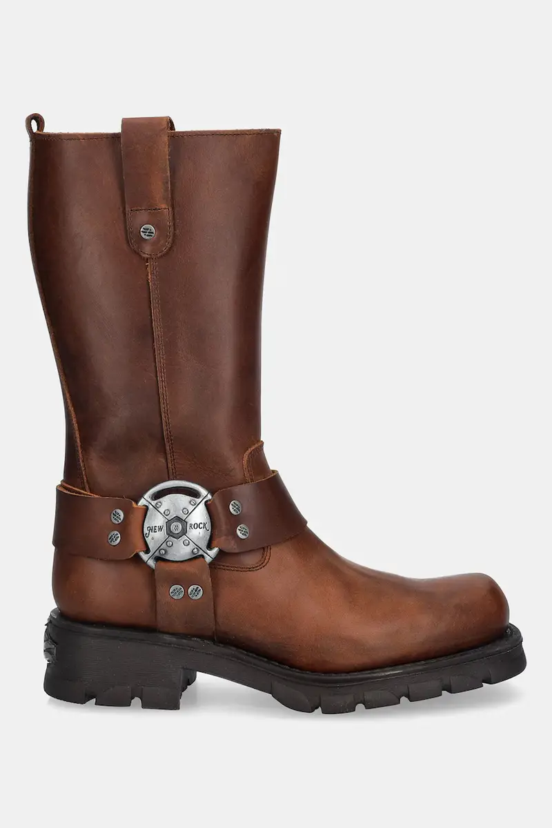 stivali in pelle Alaska Cuero, Motorcycle Marron donna colore marrone M-7610-C2 miniatura 2