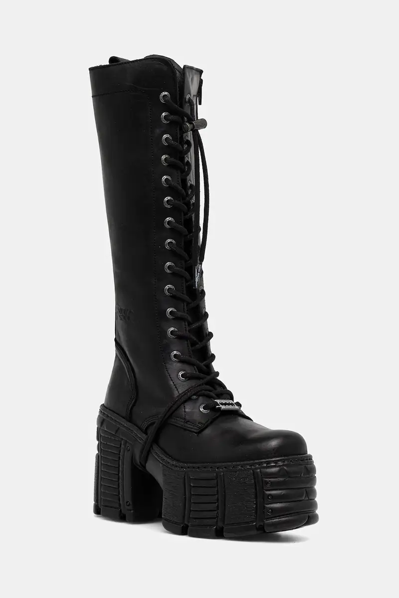 stivali in pelle CRUST NEGRO, TOWER MAX donna colore nero M-TM002-C2