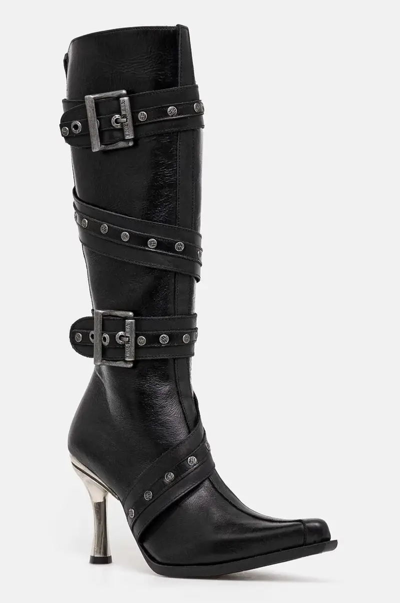 stivali in pelle ITALI NEGRO + MALICIA TACON CARIBE ACERO donna colore nero M-9029-C10