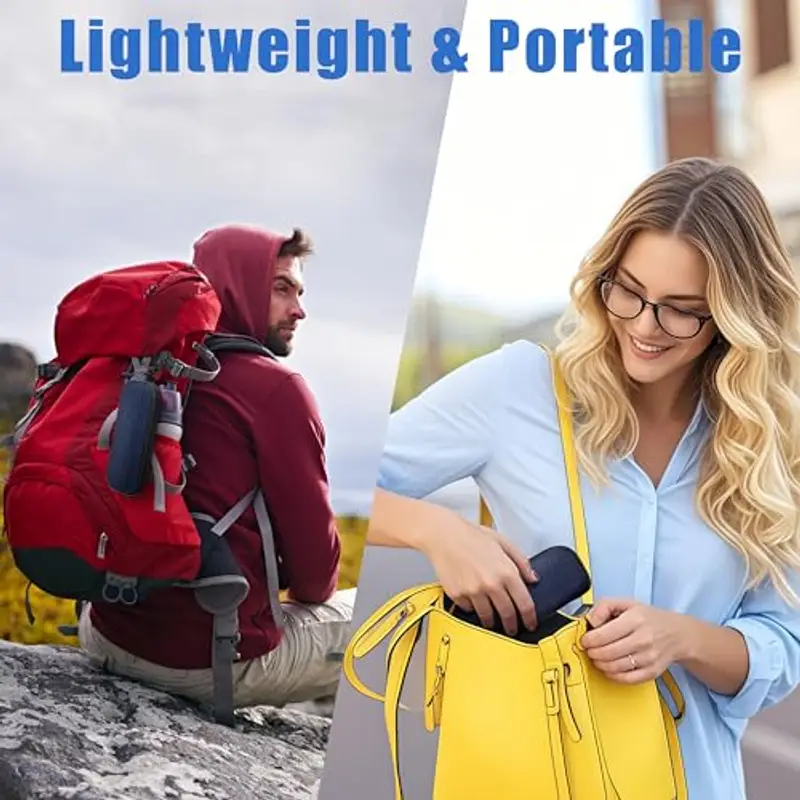 Newellsail Custodia per Occhiali Custodia Rigida per Occhiali in Tessuto Denim Portatile Custodia per Occhiali da Viaggio con Cerniera Nero 3 Pezzi miniatura 3