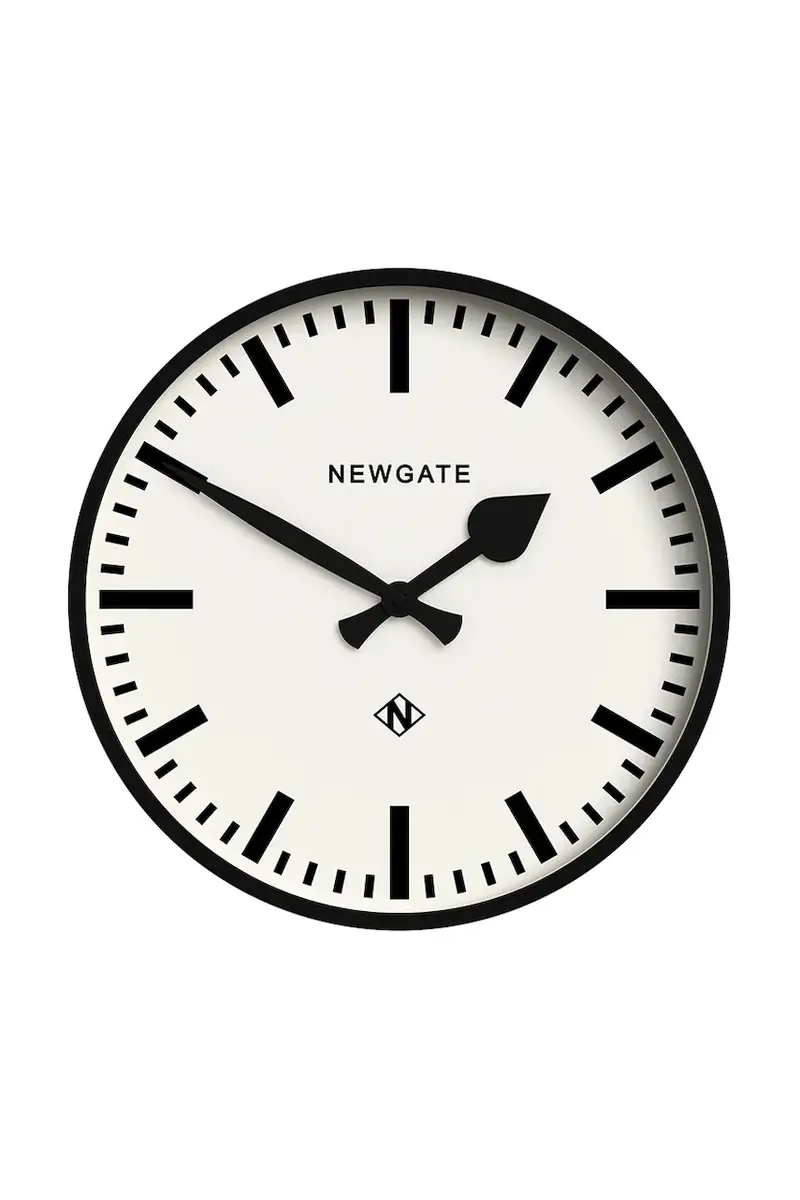 orologio da parete Number 3 Railway colore nero 0