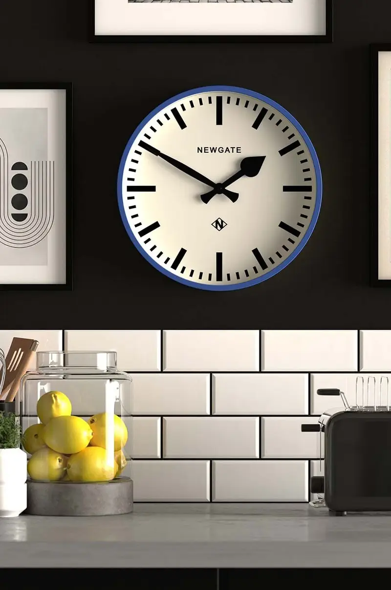 orologio da parete Number 3 Railway Wall Clock Violetto miniatura 4