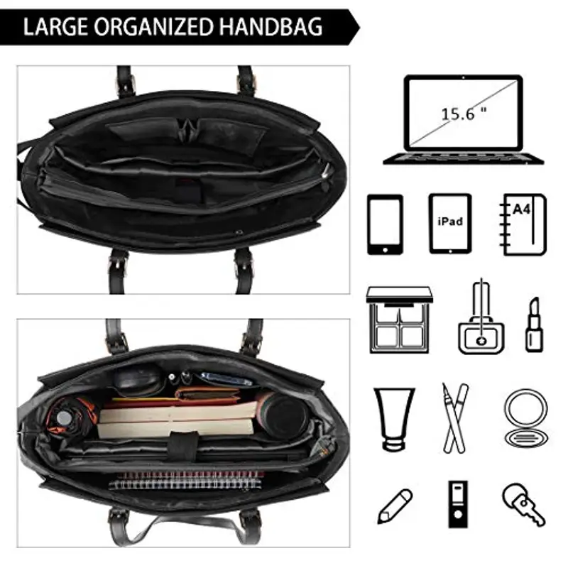 NEWHEY Borsa a tracolla Donna Nero 2464218 miniatura 3