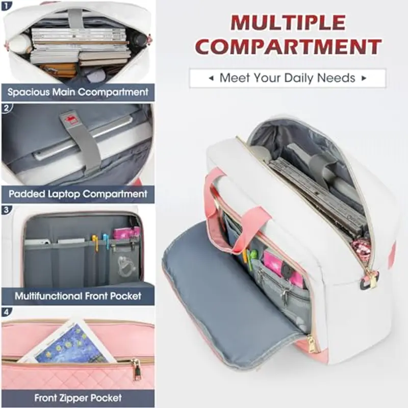 NEWHEY Portadocumenti Donna Beige 1600791 miniatura 3