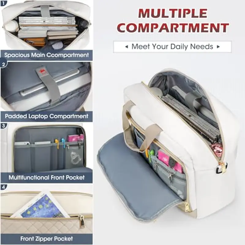 NEWHEY Borsa messenger Donna Beige 1600790 miniatura 3