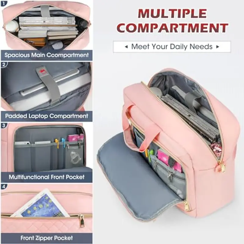 NEWHEY Portadocumenti Donna Rosa 1600789 miniatura 3