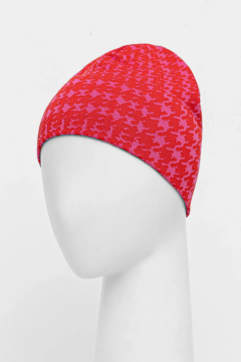 berretto DOUBLE BEANIE Rosso miniatura 3