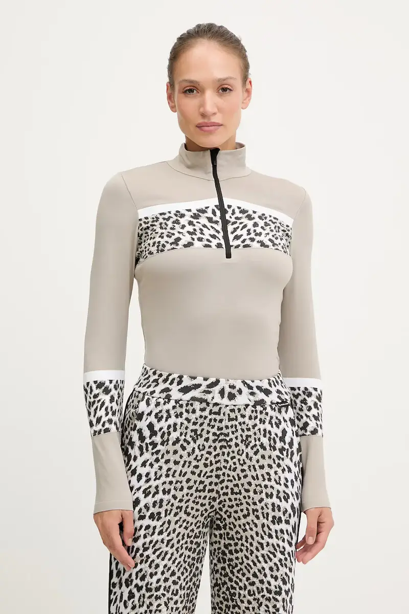 longsleeve funzionale LADY T-NECK Beige