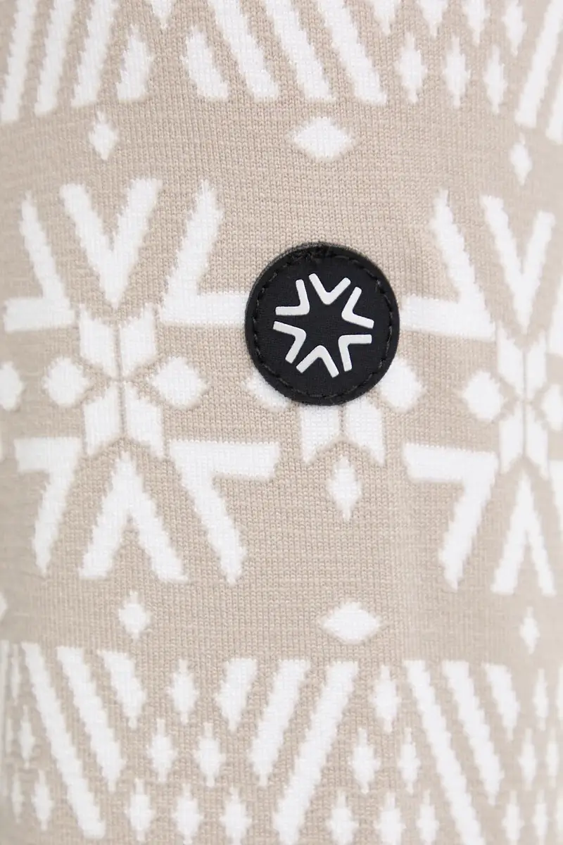 longsleeve funzionale LADY T-NECK Beige miniatura 5