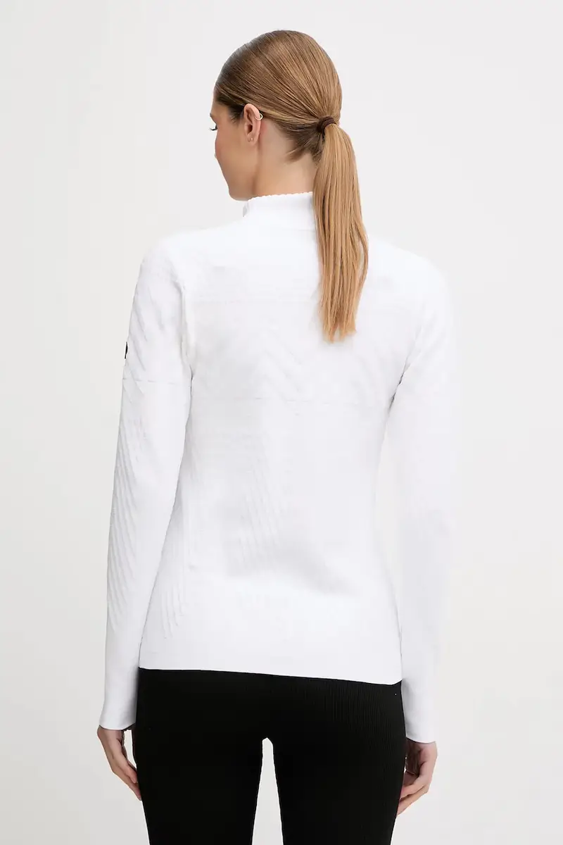 longsleeve funzionale LADY T-NECK Bianco miniatura 3