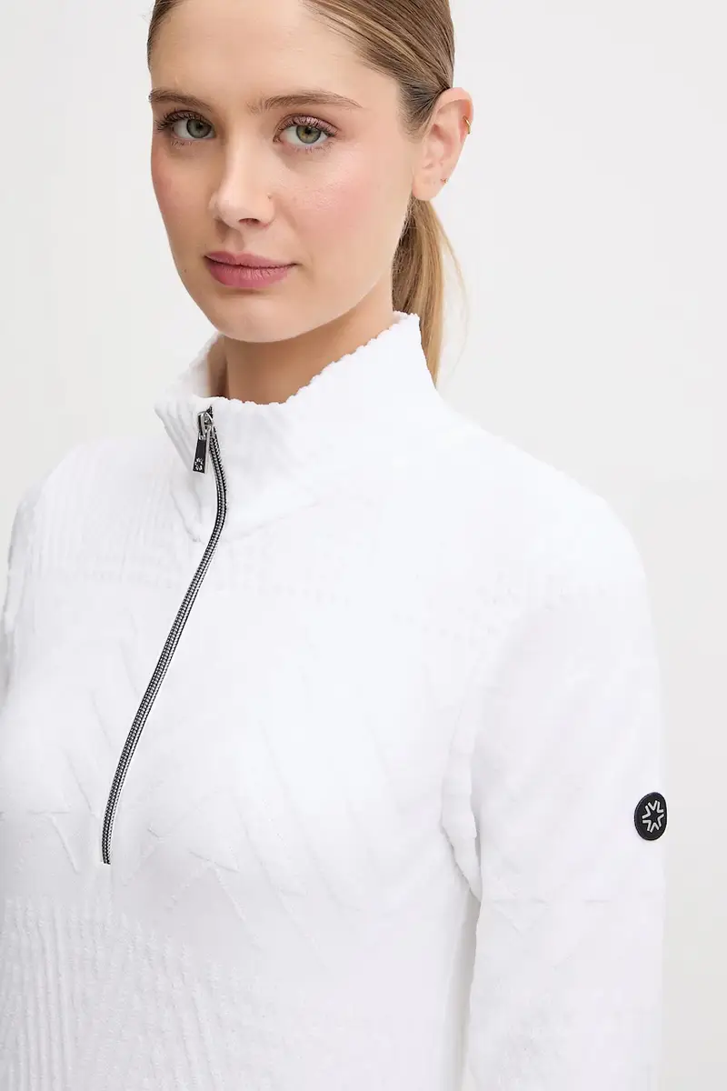 longsleeve funzionale LADY T-NECK Bianco miniatura 4