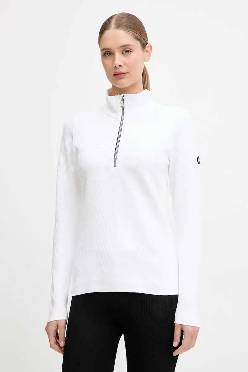longsleeve funzionale LADY T-NECK Bianco