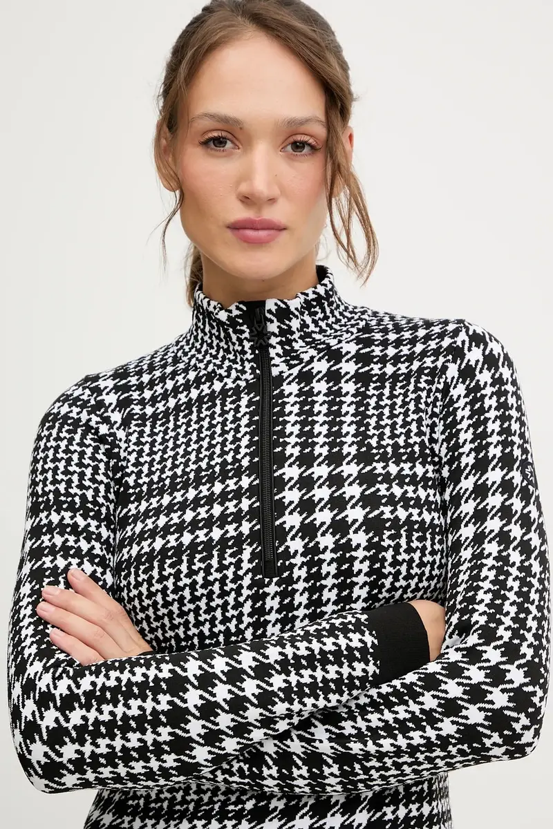 longsleeve funzionale LADY T-NECK Nero miniatura 4