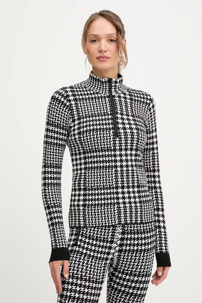 longsleeve funzionale LADY T-NECK Nero