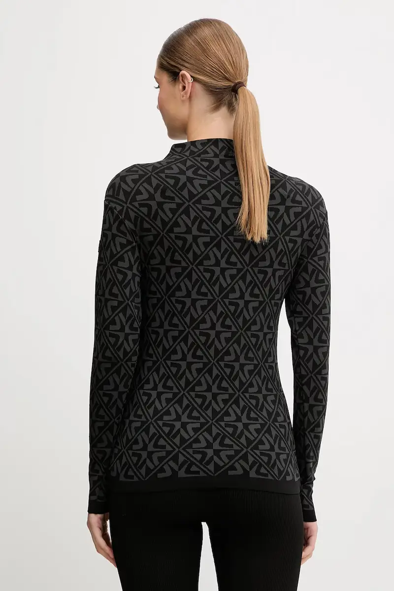 longsleeve funzionale LADY T-NECK Nero miniatura 3