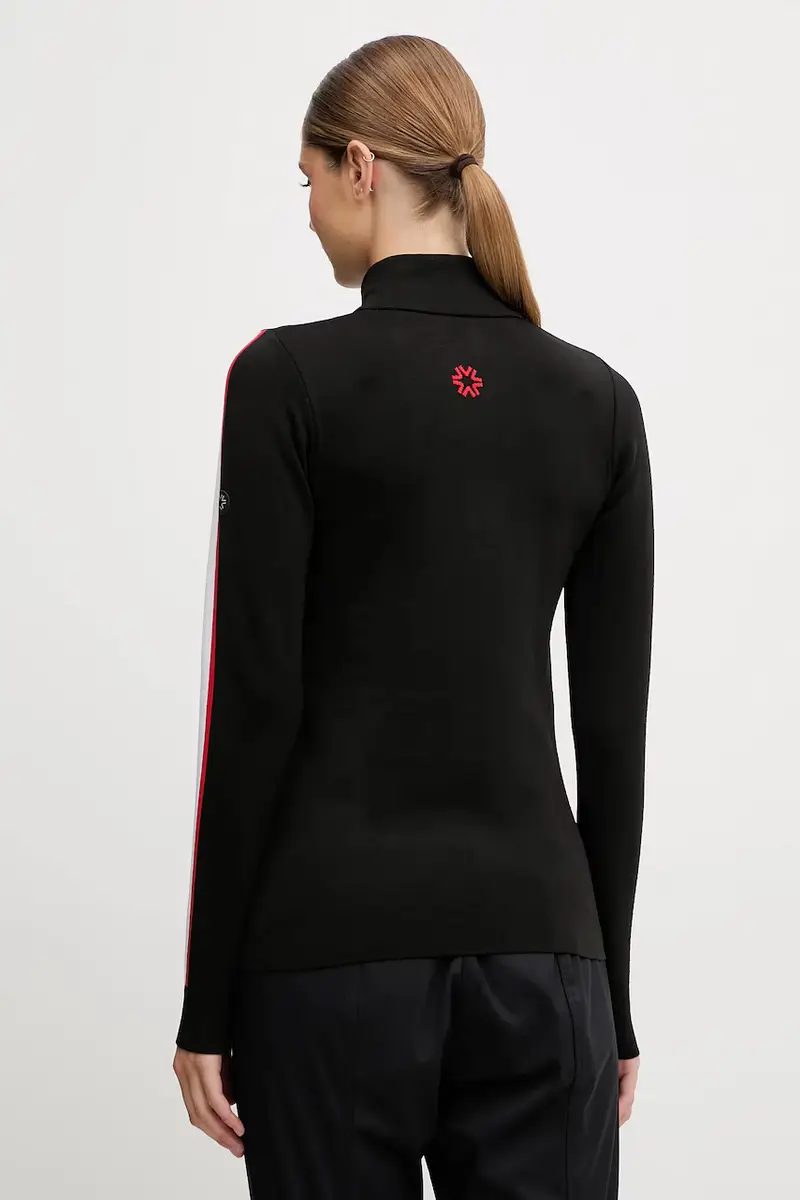 longsleeve funzionale LADY T-NECK Nero miniatura 3