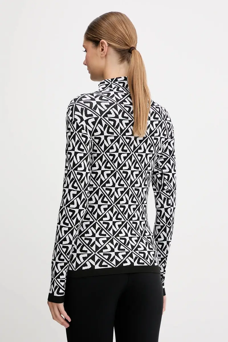 longsleeve funzionale LADY T-NECK Nero miniatura 3